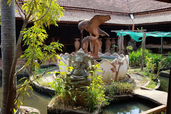 Oficina de arte de Khmer Angkor