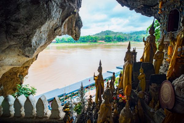 Dia 11: Luang Prabang - Caverna Pak Ou - Cruzeiro No Rio De Mekong - Luang Prabang