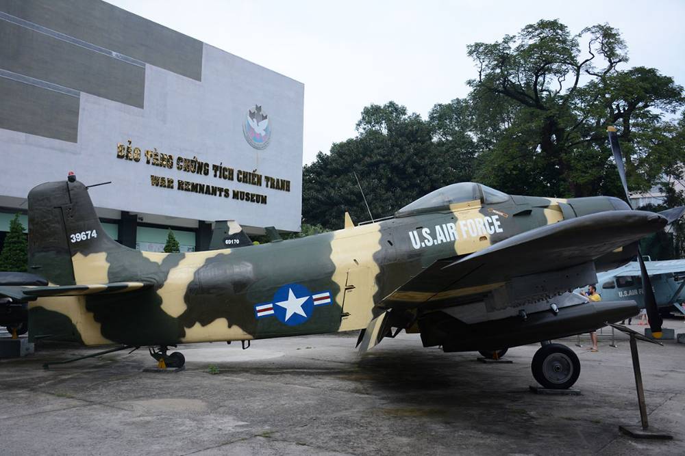 Museu de Resíduos da Guerra (War Remnants Museum) em Ho Chi Minh City