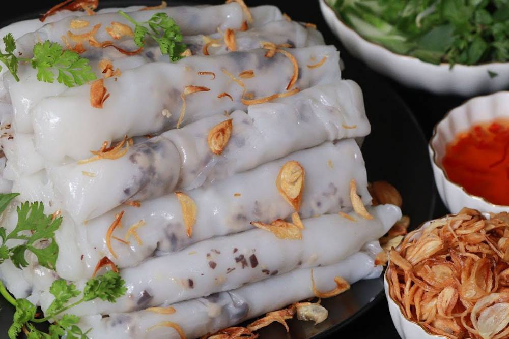 Uma porção de Banh Cuon Vietnã